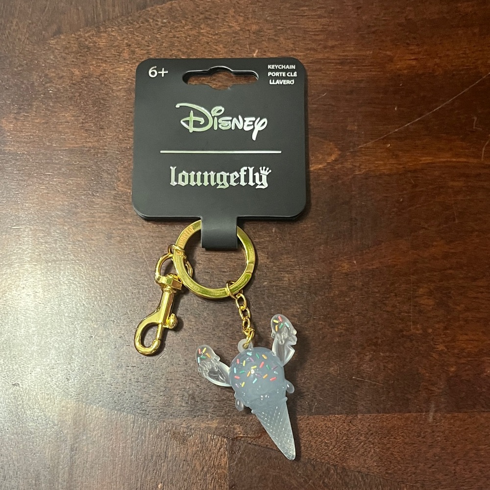 Disney Loungefly Stitch Ice Cream Keychain